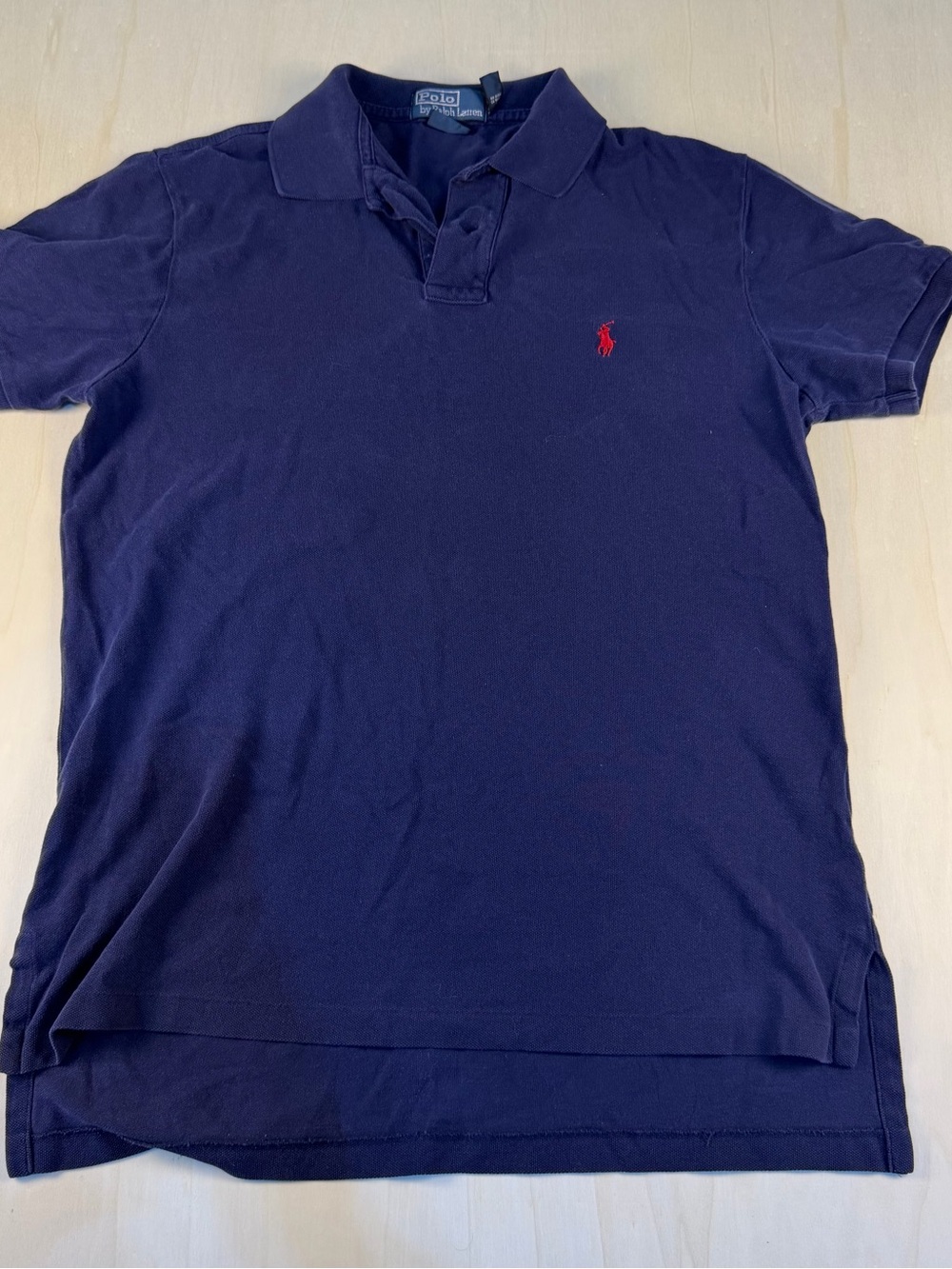 Polo by Ralph Lauren Navy Polo with Red Pony Logo